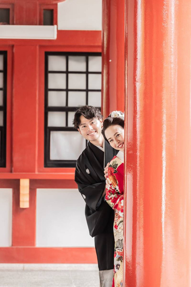 静岡フォトウエディングの画像・静岡浅間神社８