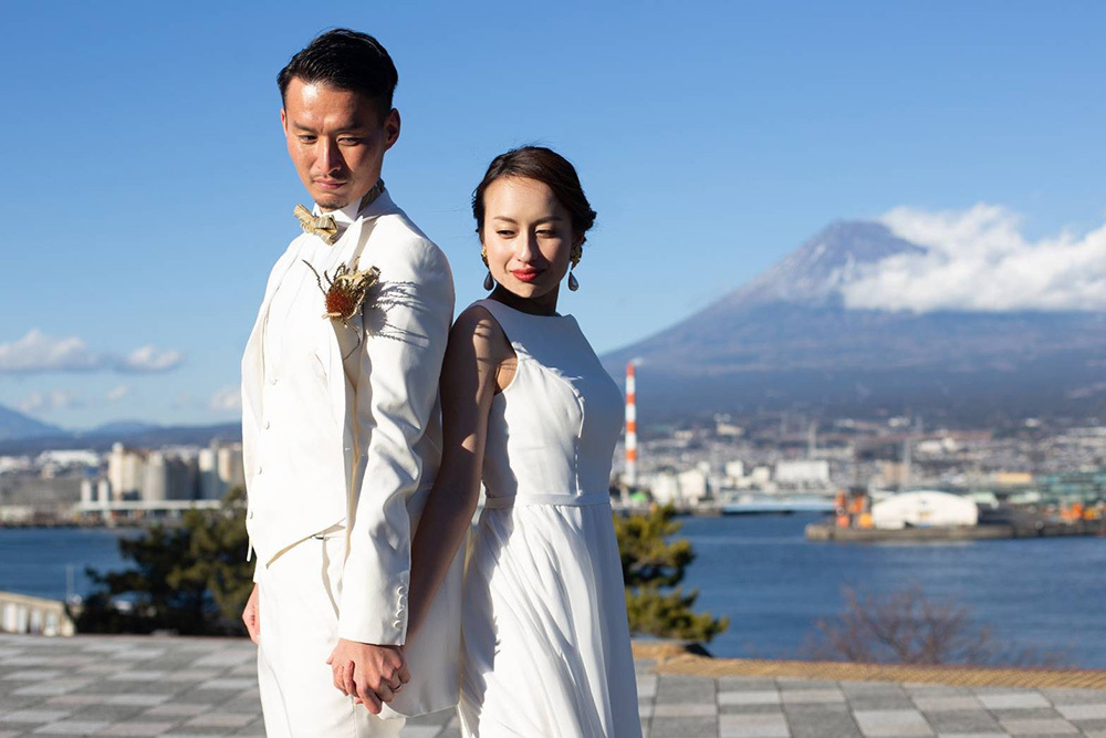 静岡フォトウエディングの画像・ふじのくに田子の浦みなと公園３