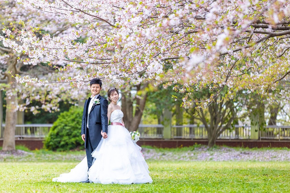 静岡フォトウエディングの画像・広見公園２