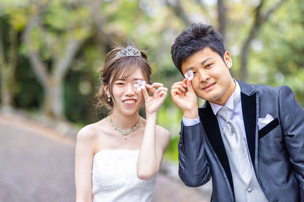 静岡フォトウエディングの画像・広見公園１