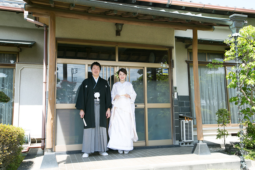 静岡フォトウエディングの画像・御自宅１