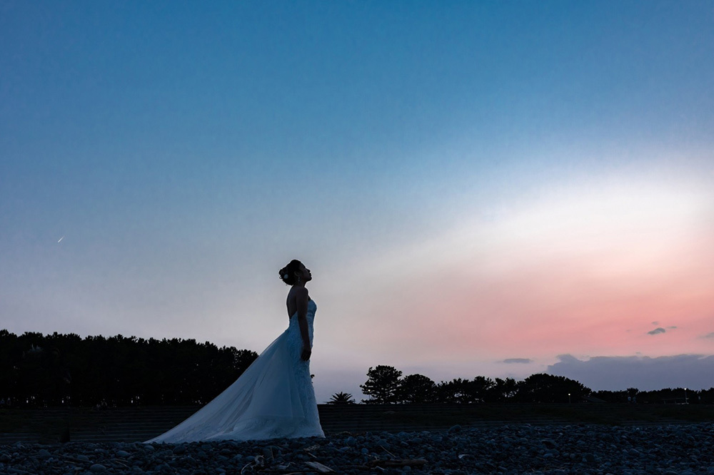 静岡フォトウエディングの画像・石津浜公園９