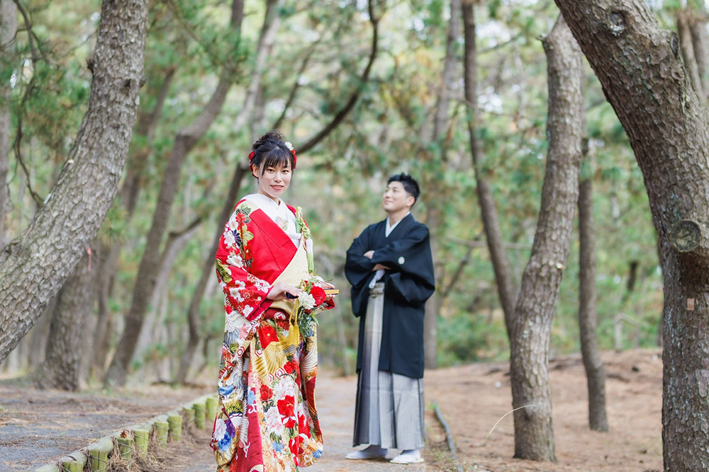 静岡フォトウエディングのフィーノスタイルで撮影した画像集2022年7月17日更新の三保の松原の画像18