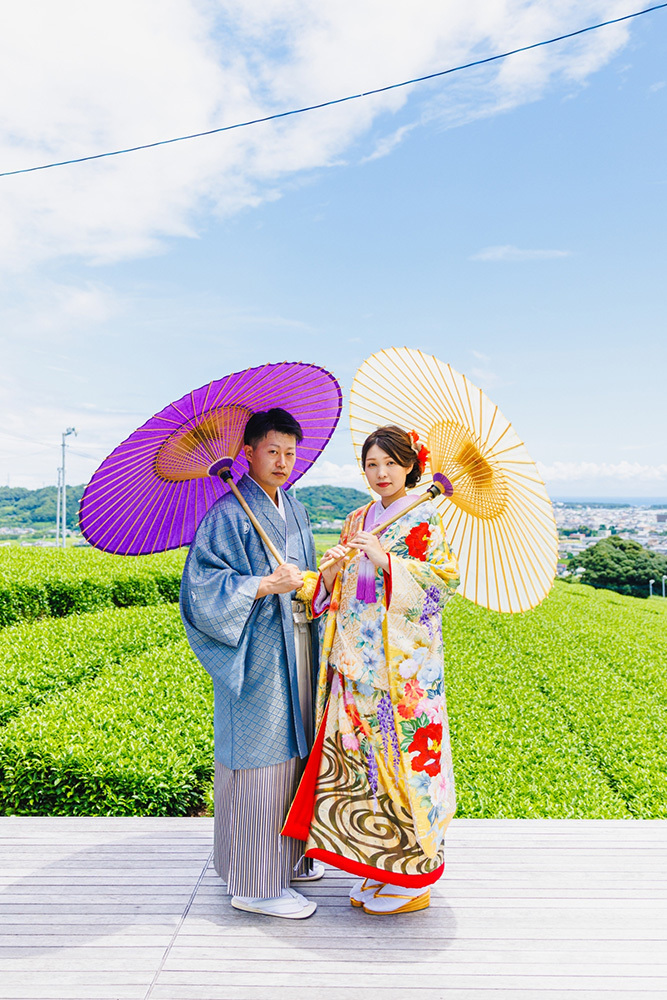 静岡フォトウエディングのフィーノスタイルで撮影した大地の茶の間の画像8