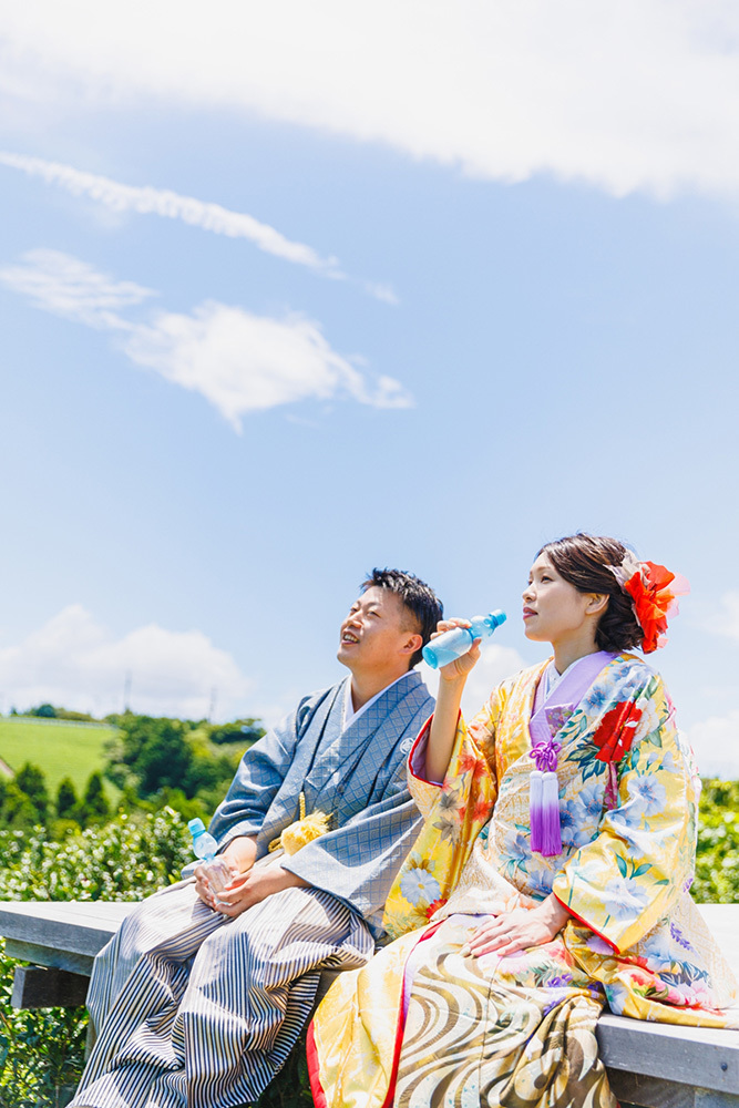 静岡フォトウエディングのフィーノスタイルで撮影した大地の茶の間の画像11