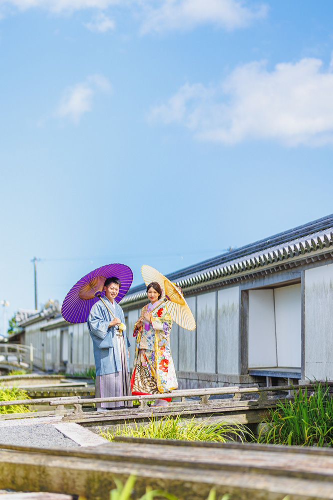 静岡フォトウエディングのフィーノスタイルで撮影したふじのくに茶の都ミュージアムの画像6