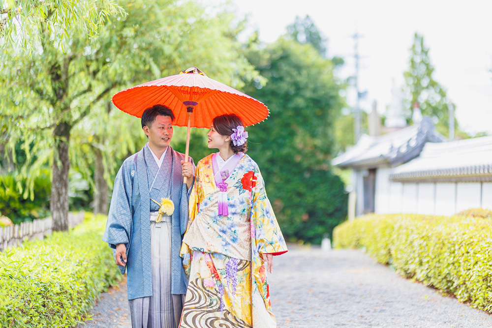 静岡フォトウエディングのフィーノスタイルで撮影したふじのくに茶の都ミュージアムの画像7