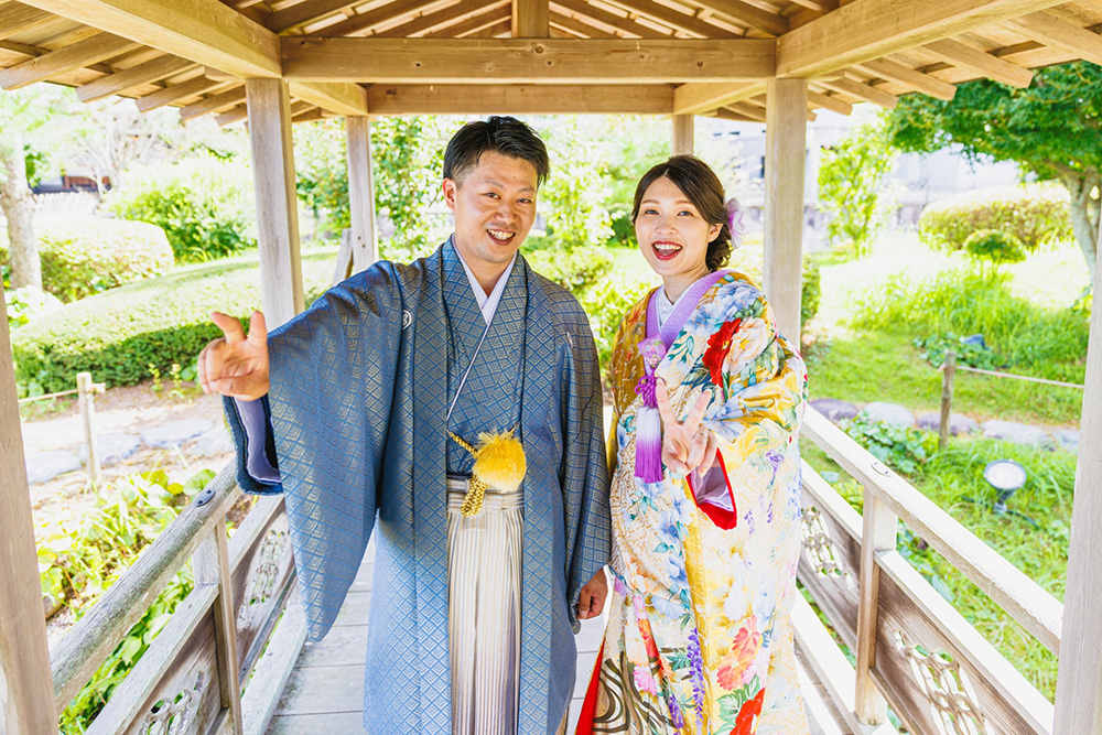 静岡フォトウエディングのフィーノスタイルで撮影したふじのくに茶の都ミュージアムの画像8