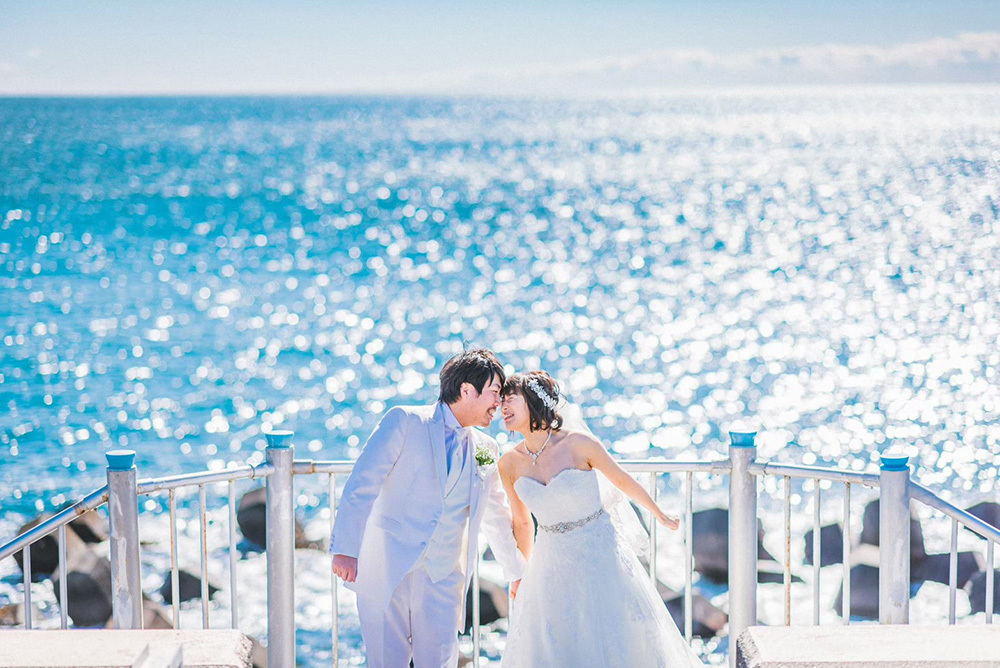 静岡フォトウエディングのフィーノスタイルで撮影した広野公園の新郎新婦14