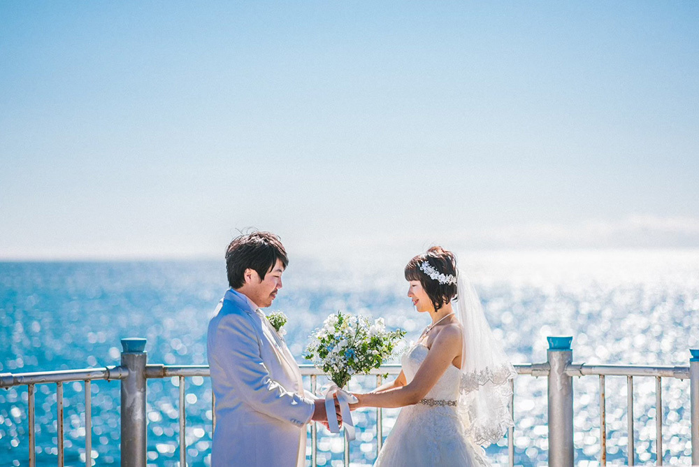 静岡フォトウエディングのフィーノスタイルで撮影した広野公園の新郎新婦15