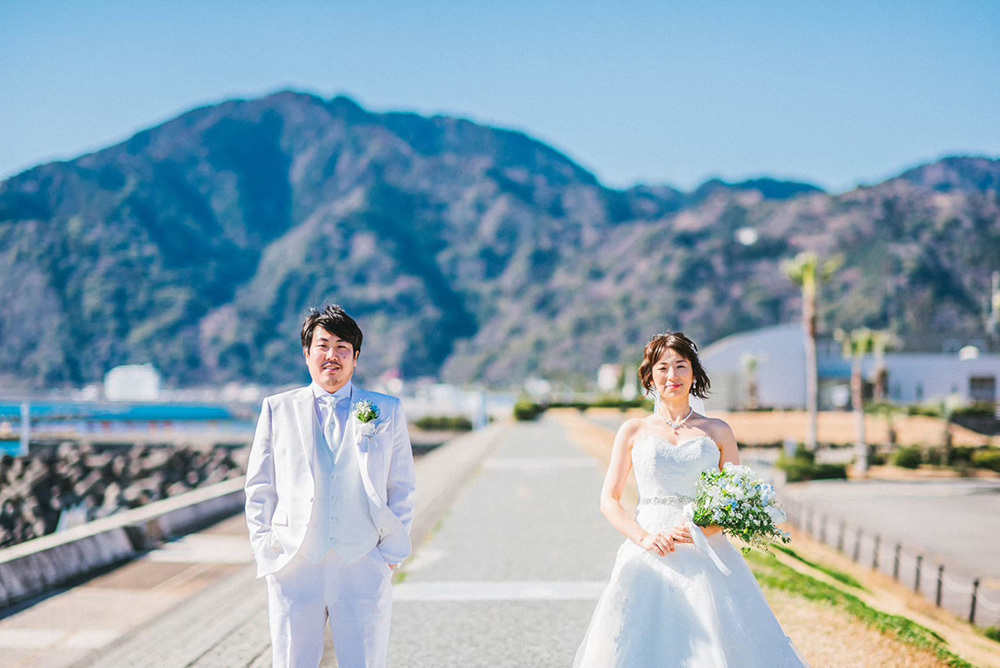 静岡フォトウエディングのフィーノスタイルで撮影した広野公園の新郎新婦18