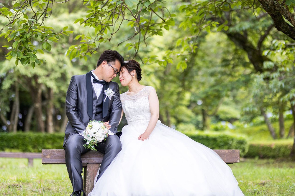 静岡フォトウエディングの画像・岩本山公園３