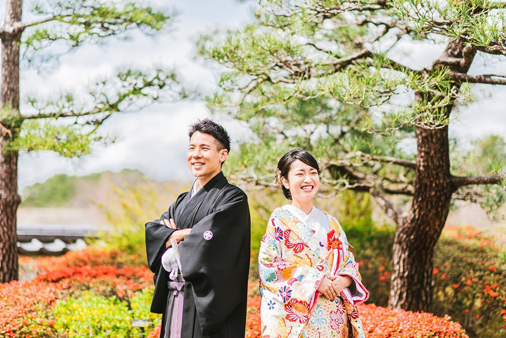 静岡フォトウエディングの画像・駿府城公園紅葉山庭園７