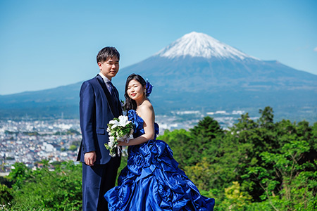 静岡フォトウエディングのフィーノスタイルの白尾山公園