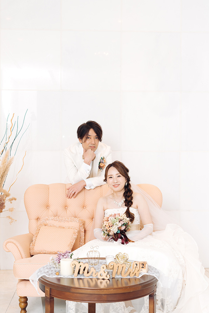 静岡フォトウエディングのフィーノスタイルで撮影したホテルグランド富士の新郎新婦