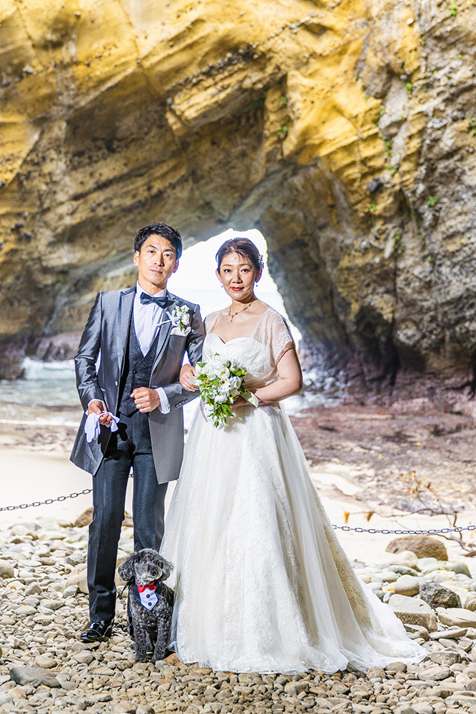 静岡フォトウエディングのフィーノスタイルで撮影した下田の新郎新婦