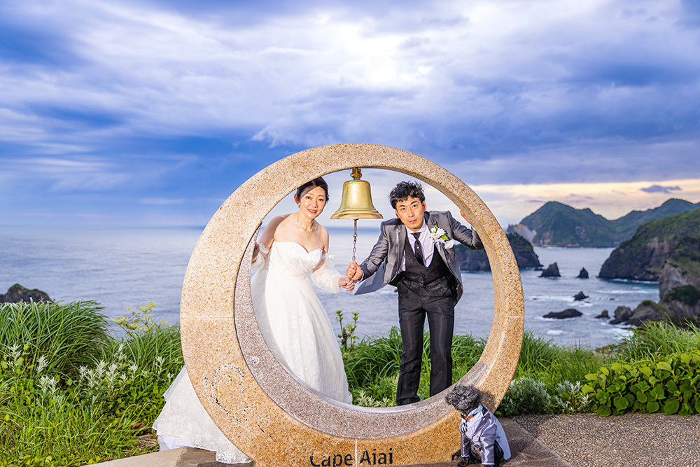 静岡フォトウエディングのフィーノスタイルで撮影した下田の新郎新婦