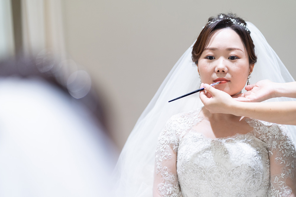 静岡フォトウエディングのフィーノスタイルで撮影した常磐公園の新郎新婦
