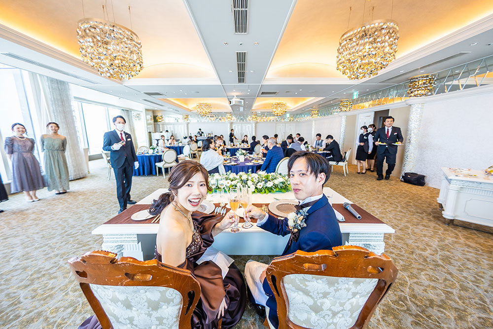 静岡フォトウエディングのフィーノスタイルで撮影したパーティー・会食のウエディングフォト