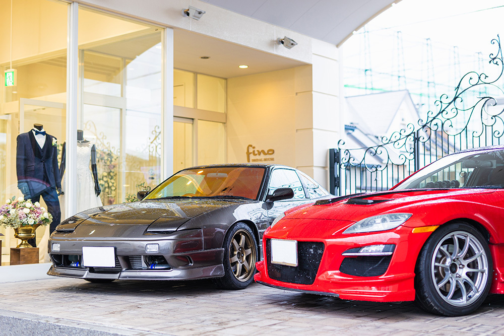 静岡フォトウエディングのフィーノスタイルで撮影した愛車