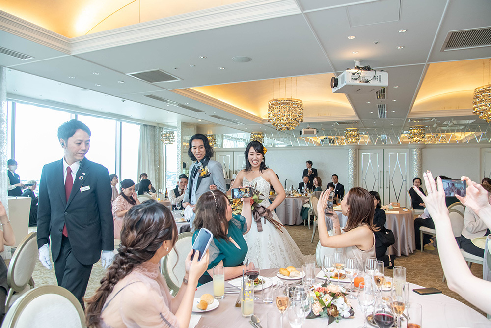 静岡フォトウエディングのフィーノスタイルで撮影したパーティー・会食のウエディングフォト