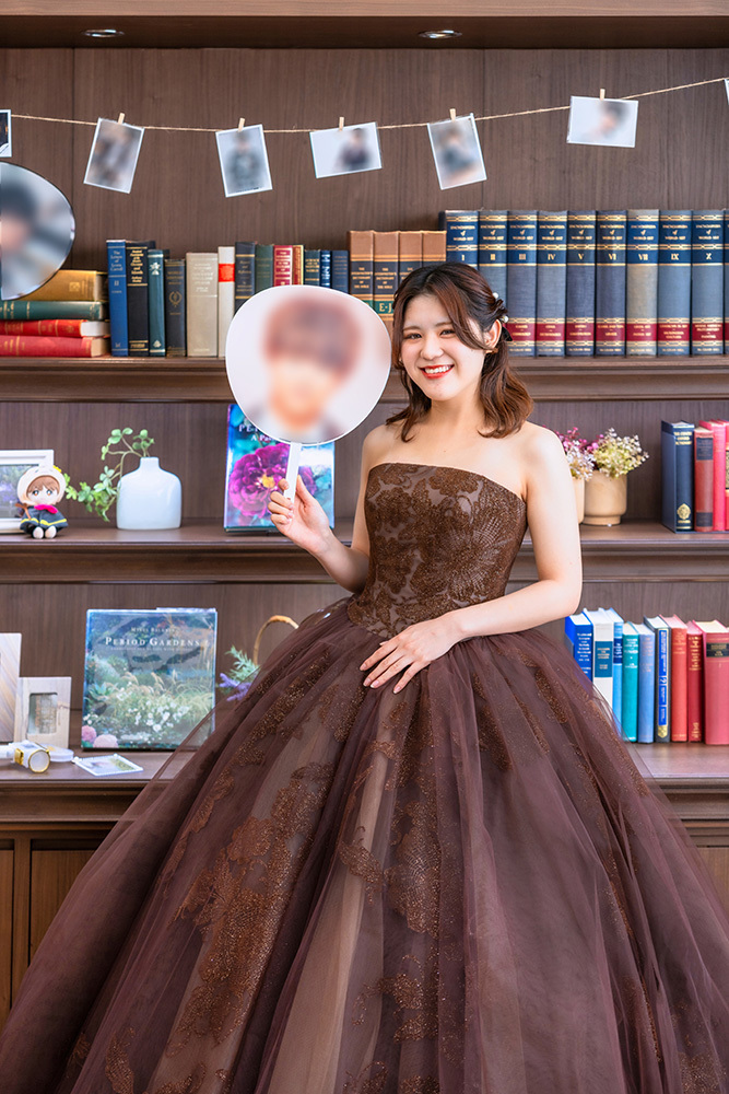 静岡フォトウエディングのフィーノスタイルで撮影した押し活・ソロウエディングのウエディングフォト