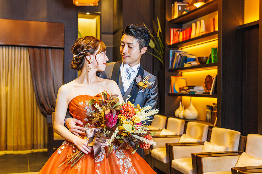 静岡フォトウエディングのフィーノスタイルで撮影した結婚式場の新郎新婦