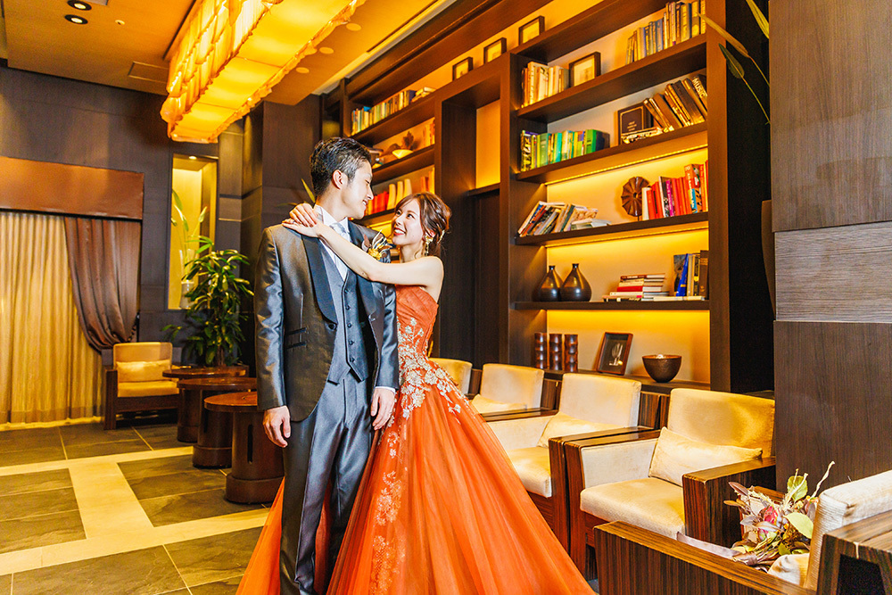 静岡フォトウエディングのフィーノスタイルで撮影した結婚式場の新郎新婦