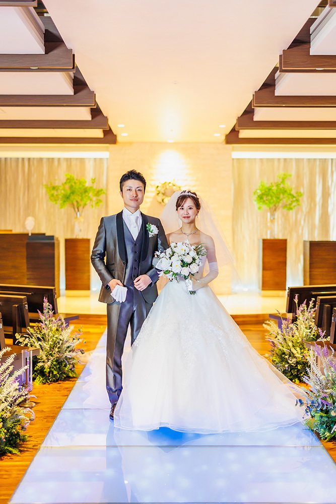 静岡フォトウエディングのフィーノスタイルで撮影した結婚式場の新郎新婦