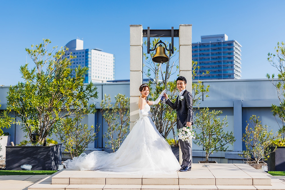 静岡フォトウエディングのフィーノスタイルで撮影した結婚式場の新郎新婦