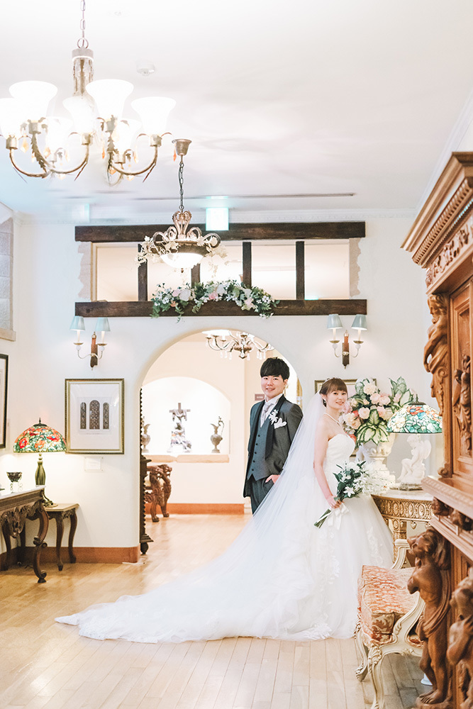 静岡フォトウエディングのフィーノスタイルで撮影したミッシェルガーデンコートの新郎新婦