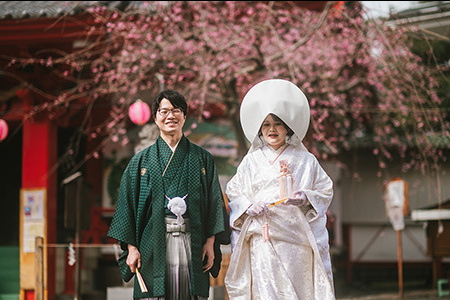 静岡フォトウエディングのフィーノスタイルの米之宮浅間神社