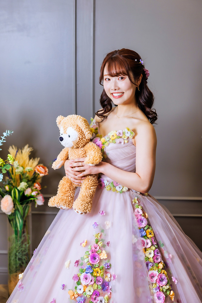 静岡フォトウエディングのフィーノスタイルで撮影した押し活・ソロウエディングのウエディングフォト