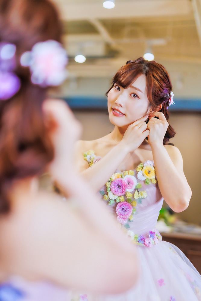 静岡フォトウエディングのフィーノスタイルで撮影した押し活・ソロウエディングのウエディングフォト