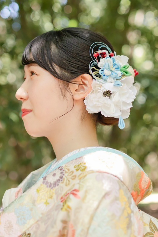 静岡フォトウエディングのフィーノスタイルで撮影した新婦のヘアメイク