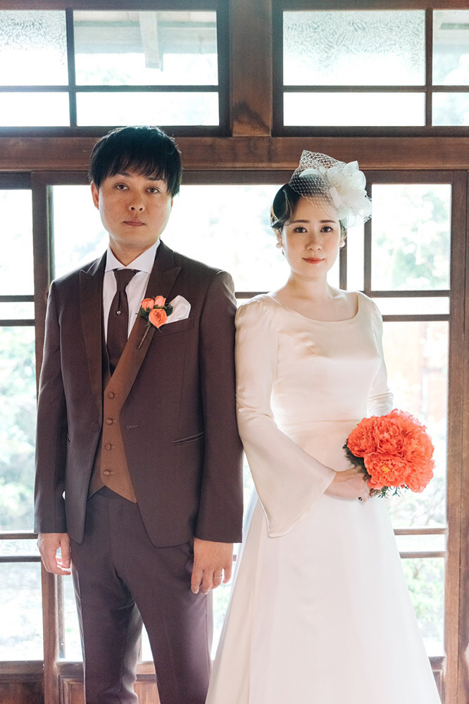 静岡フォトウエディングのフィーノスタイルで撮影した山梨エリアの迎賓館えびす屋の新郎新婦