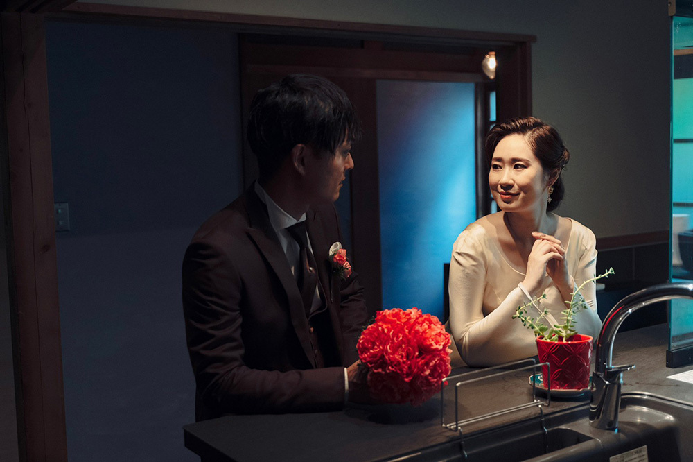 静岡フォトウエディングのフィーノスタイルで撮影した山梨エリアの迎賓館えびす屋の新郎新婦