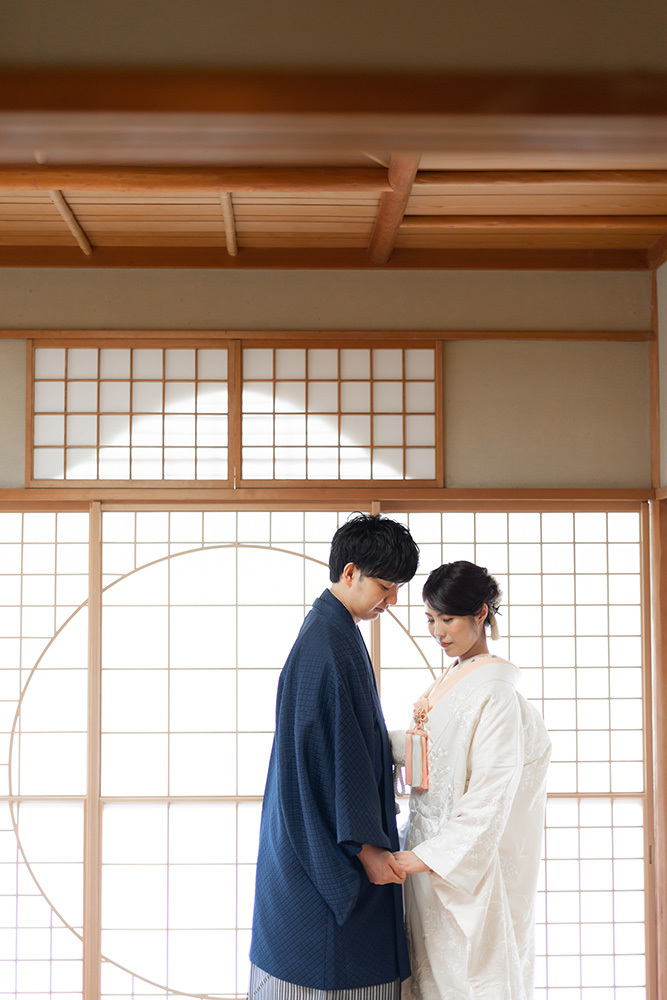 静岡フォトウエディングのフィーノスタイルで撮影した玉露の里の新郎新婦