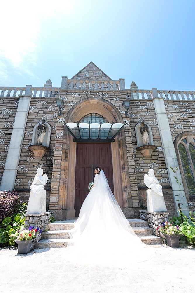 静岡フォトウエディングのフィーノスタイルで撮影したミッシェルガーデンコートの新郎新婦