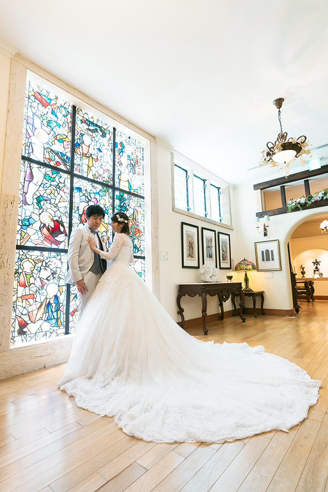 静岡フォトウエディングのフィーノスタイルで撮影したミッシェルガーデンコートの新郎新婦