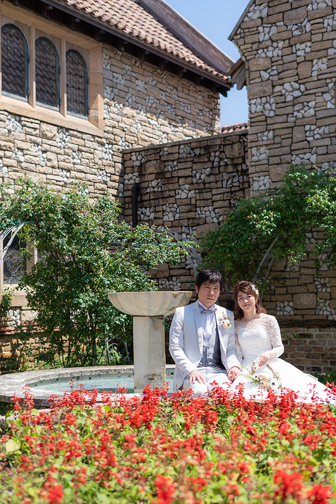 静岡フォトウエディングのフィーノスタイルで撮影したミッシェルガーデンコートの新郎新婦