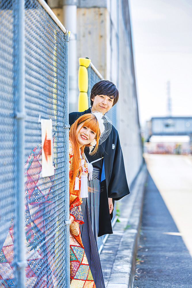 静岡フォトウエディングのフィーノスタイルで撮影した富士山夢の大橋の新郎新婦