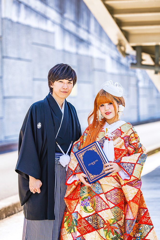 静岡フォトウエディングのフィーノスタイルで撮影した富士山夢の大橋の新郎新婦