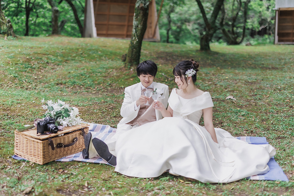 静岡フォトウエディングのフィーノスタイルで撮影した西伊豆の新郎新婦