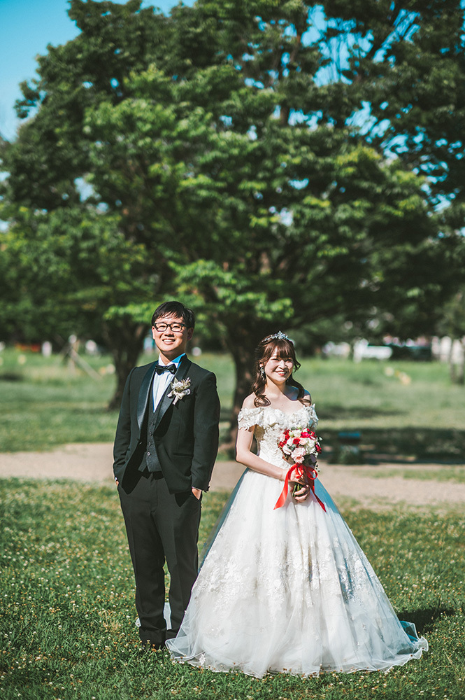 静岡フォトウエディングのフィーノスタイルで撮影した静岡市立芹沢銈介美術館の新郎新婦