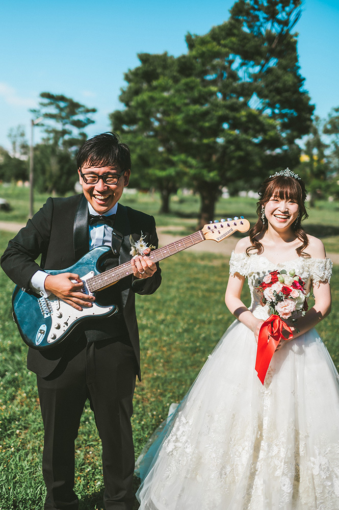 静岡フォトウエディングのフィーノスタイルで撮影した静岡市立芹沢銈介美術館の新郎新婦
