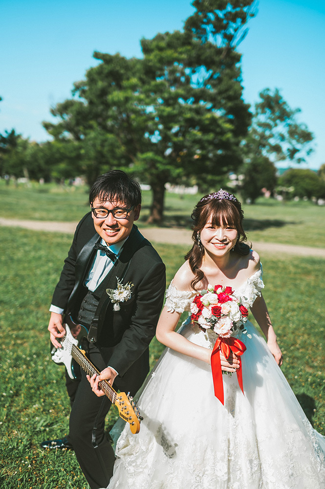 静岡フォトウエディングのフィーノスタイルで撮影した静岡市立芹沢銈介美術館の新郎新婦