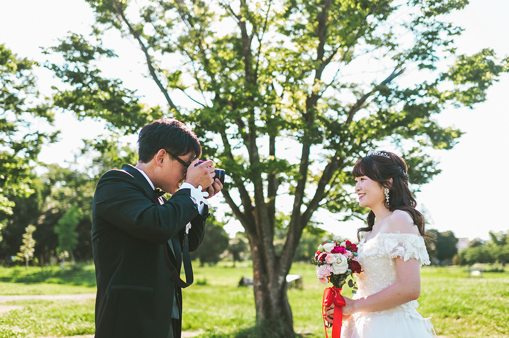 静岡フォトウエディングのフィーノスタイルで撮影した静岡市立芹沢銈介美術館の新郎新婦