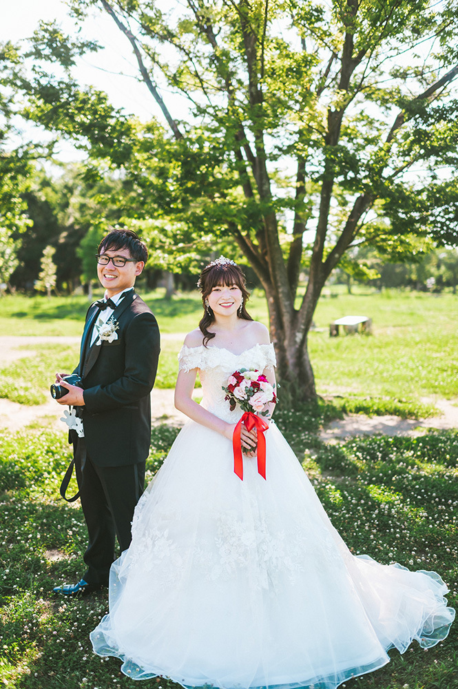 静岡フォトウエディングのフィーノスタイルで撮影した静岡市立芹沢銈介美術館の新郎新婦