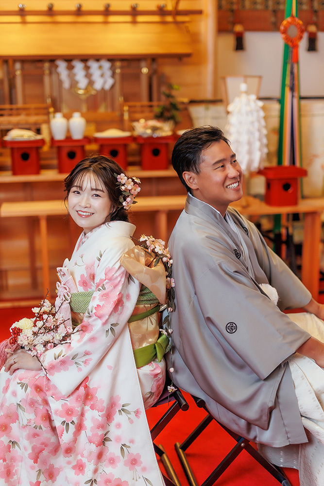 静岡フォトウエディングのフィーノスタイルで撮影したホテルグランド富士の新郎新婦